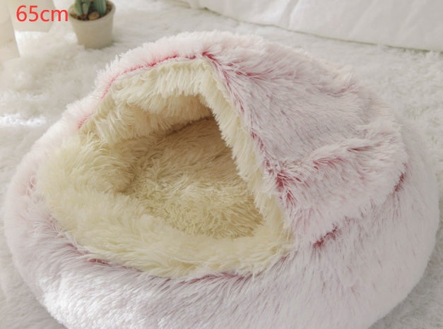 2-in-1 Plush Pet Bed