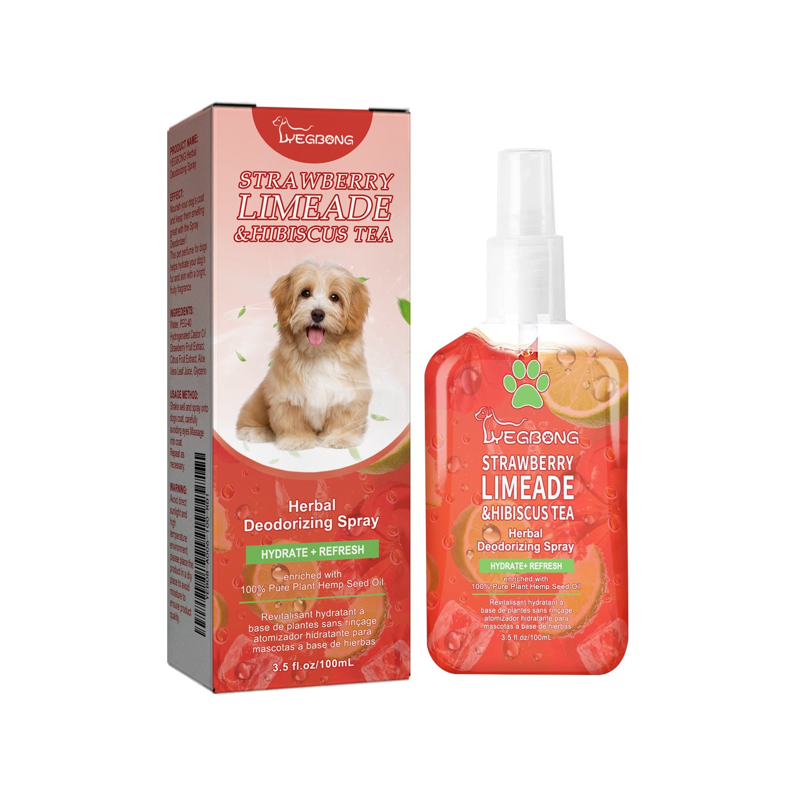 YEGBONG Pet Deodorant Spray