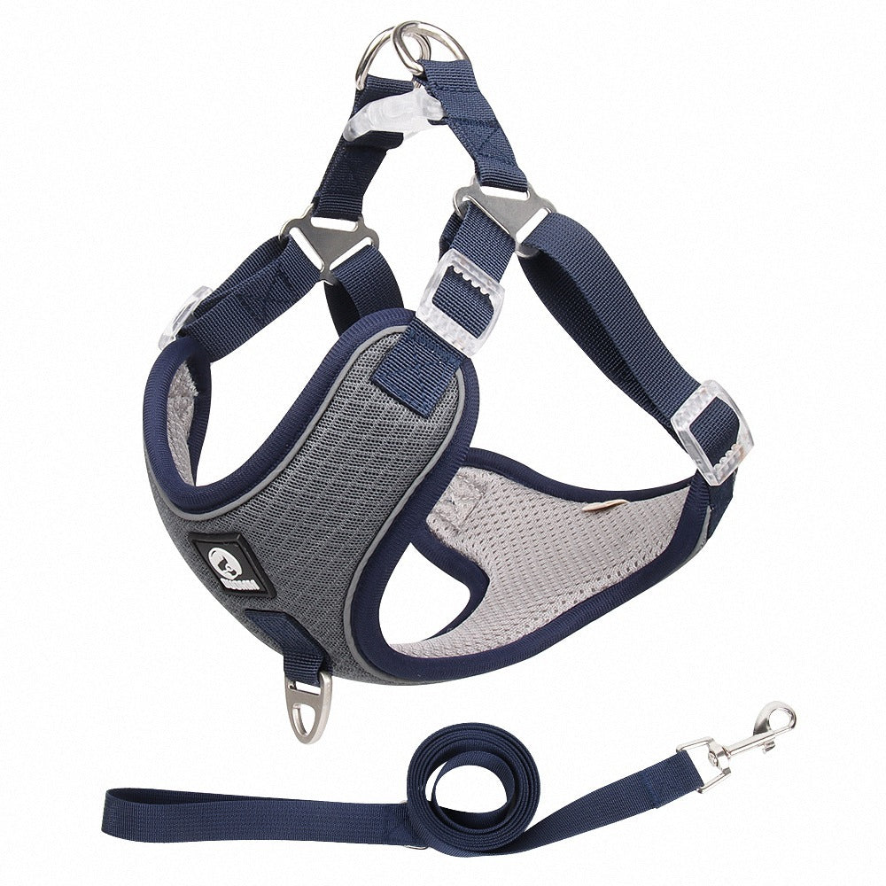 Pet Dog Mesh Reflective Chest Strap