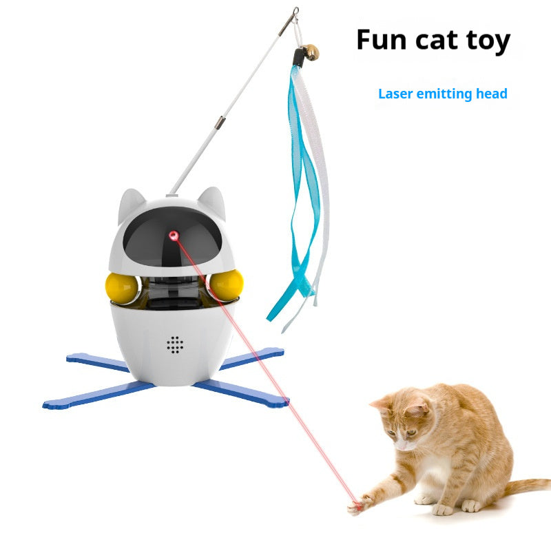 Electronic Self-Hi Elastic Rope for Indoor Cats