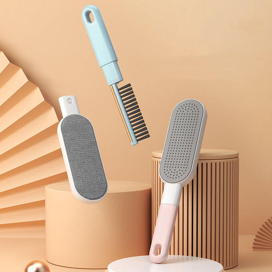 Double-Sided Pet Hair Remover Brush