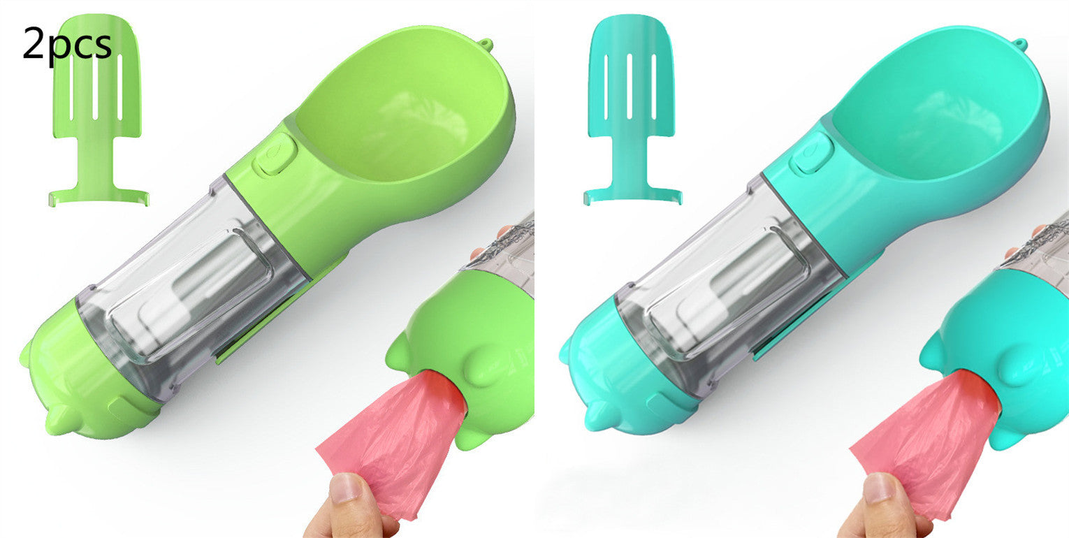 3-in-1 Portable Pet Water Bottle Feeder