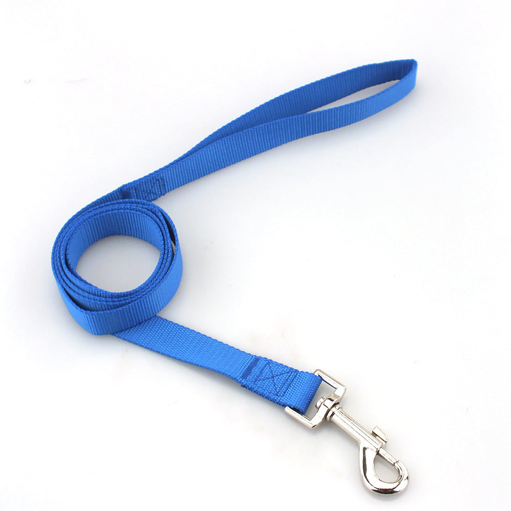 Solid Color Nylon Dog Leash