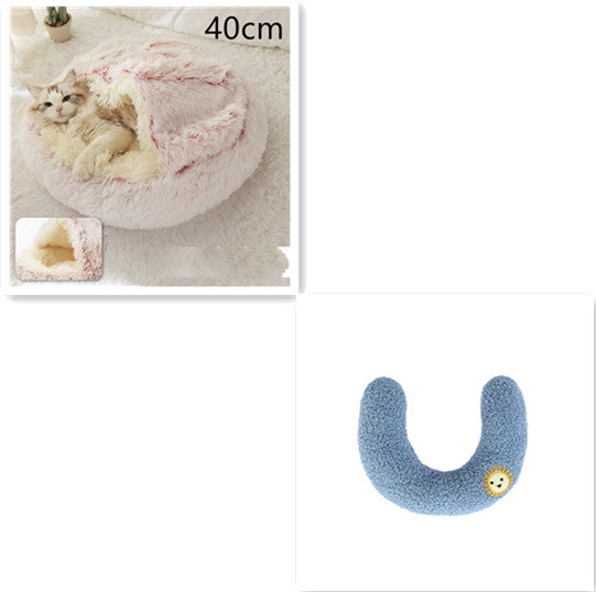 2-in-1 Plush Pet Bed