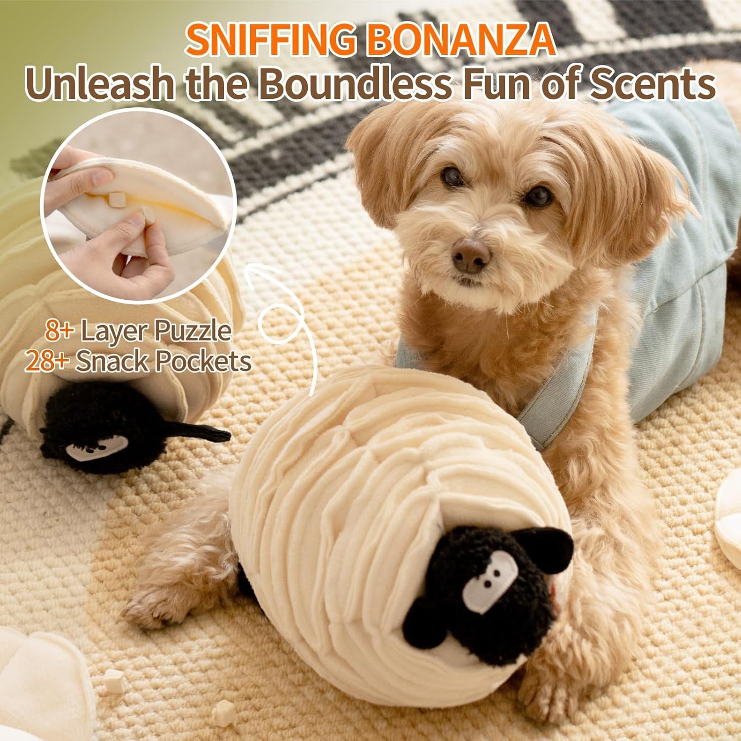 Snuffle Toy Ball for Dogs