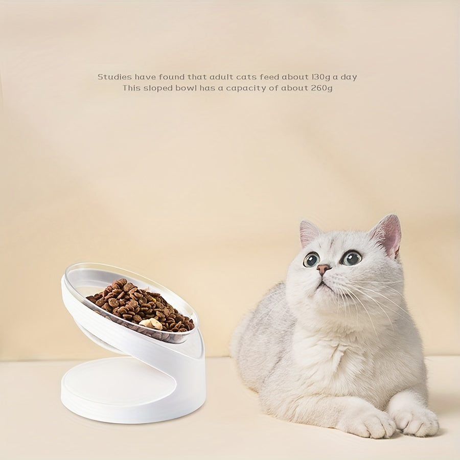 Ergonomic Elevated Cat Food Bowl