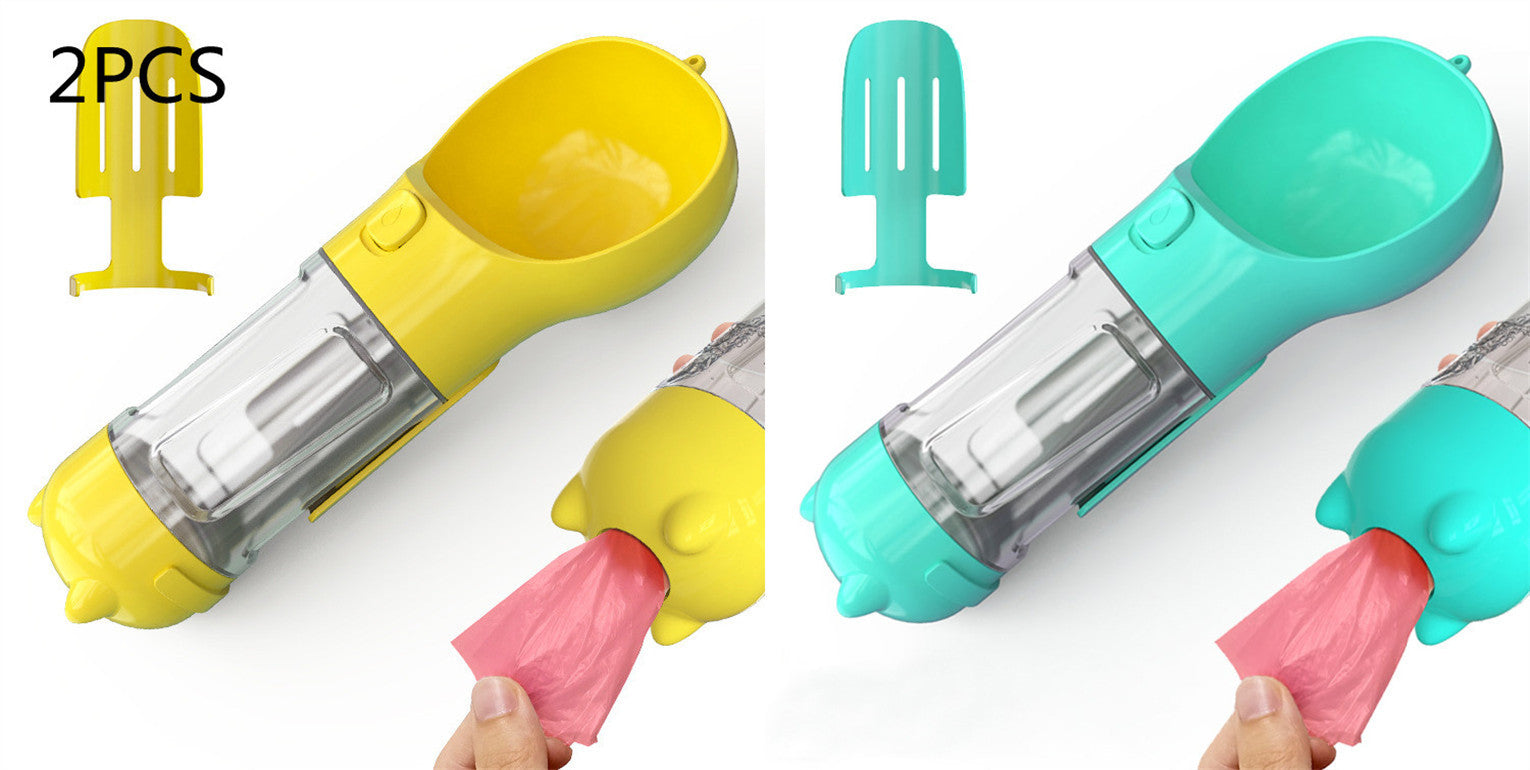 3-in-1 Portable Pet Water Bottle Feeder