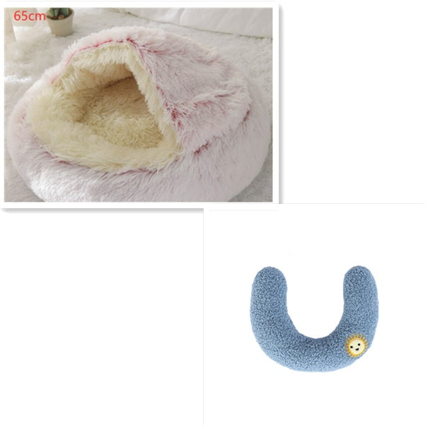 2-in-1 Plush Pet Bed