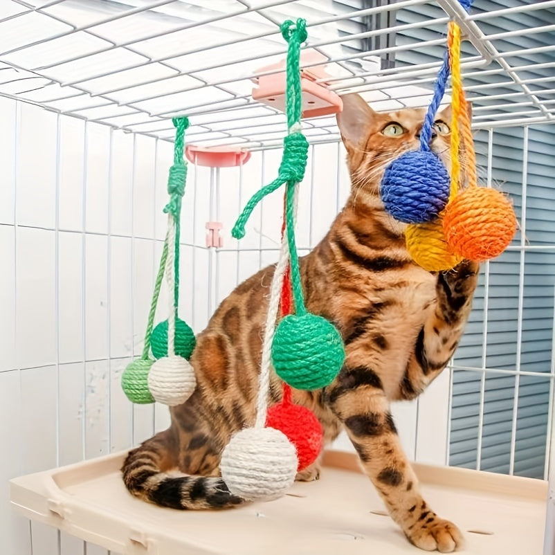 Cat Sisal Rope Ball Toy