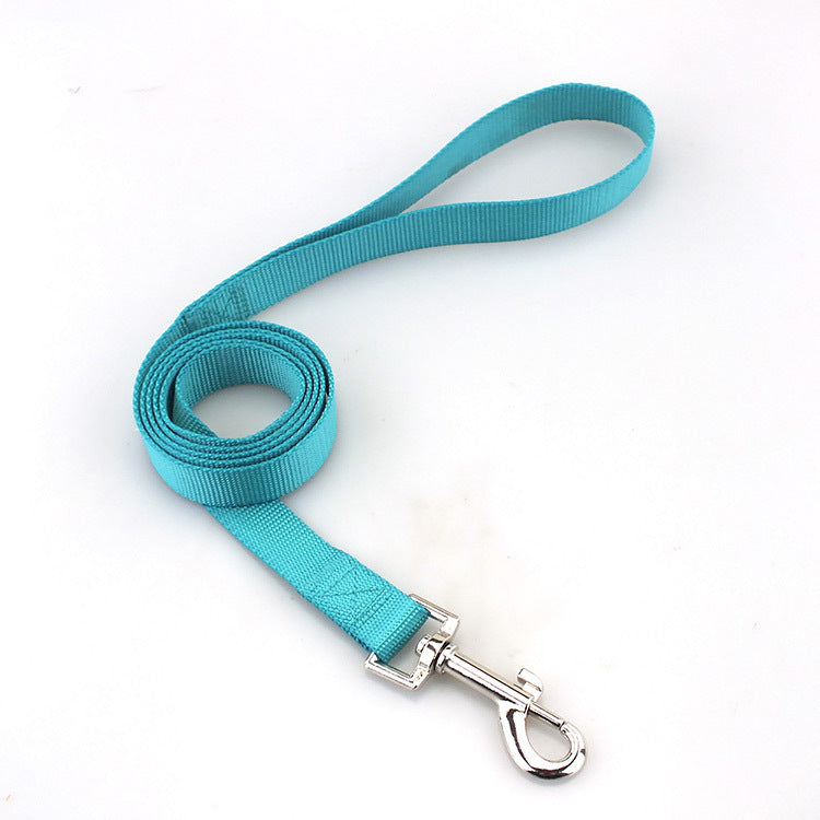 Solid Color Nylon Dog Leash