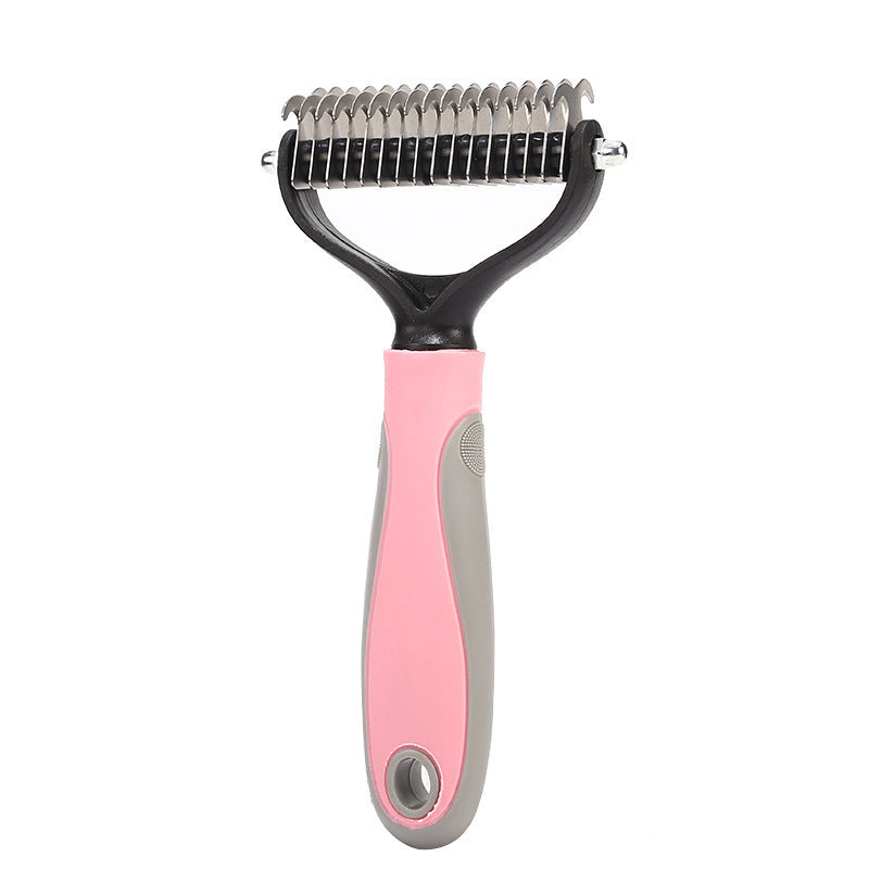 Stainless Double-Sided Pet Grooming Brush