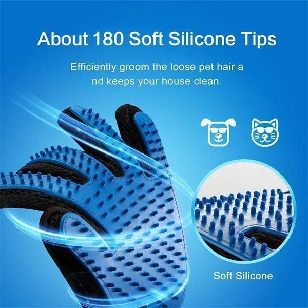 Pet Grooming Glove Brush