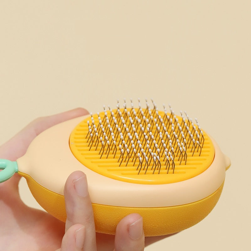 Self-Cleaning Pet Grooming Comb