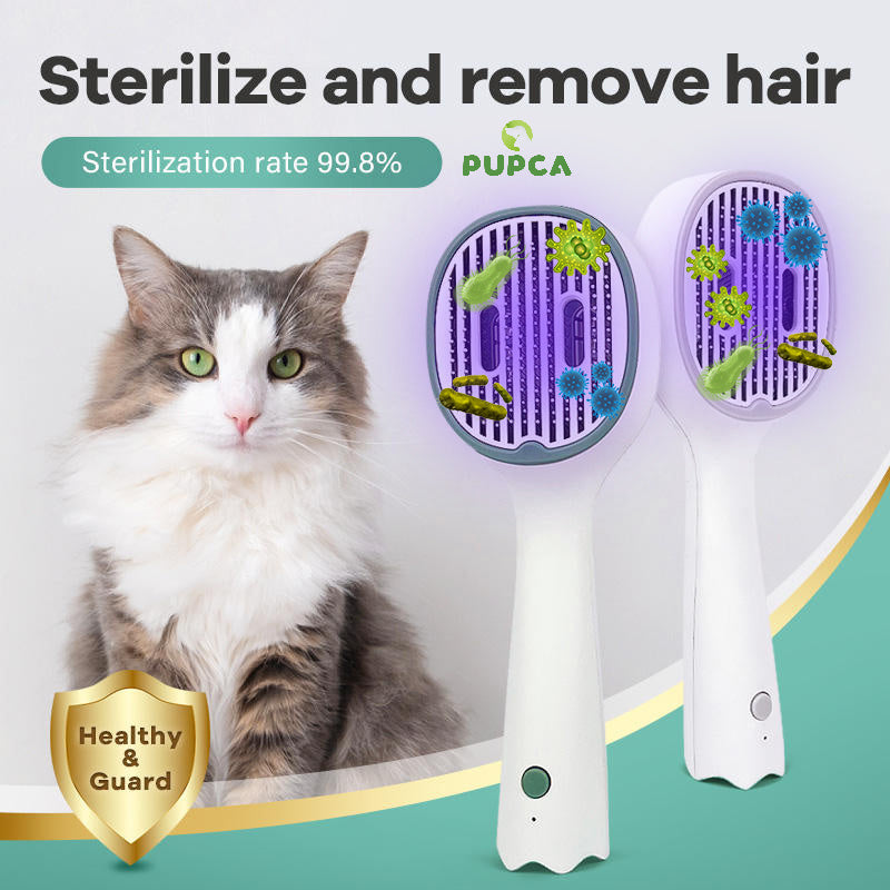 Cat & Dog Grooming Brush with UVC Sterilization