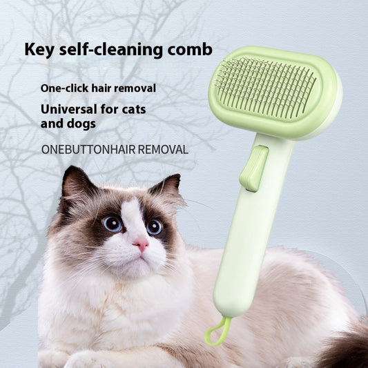 One-Click Pet Hair Removal Comb