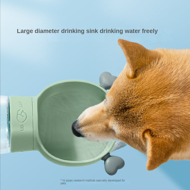 2-in-1 Portable Dog Water Bottle & Food Container