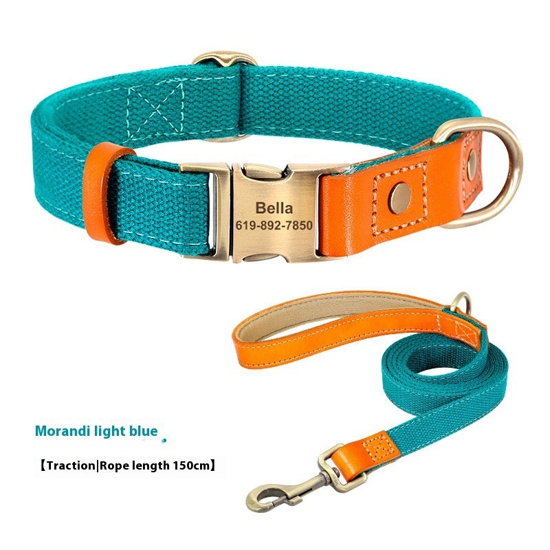 Small Dog Neck Collar Traction Rope