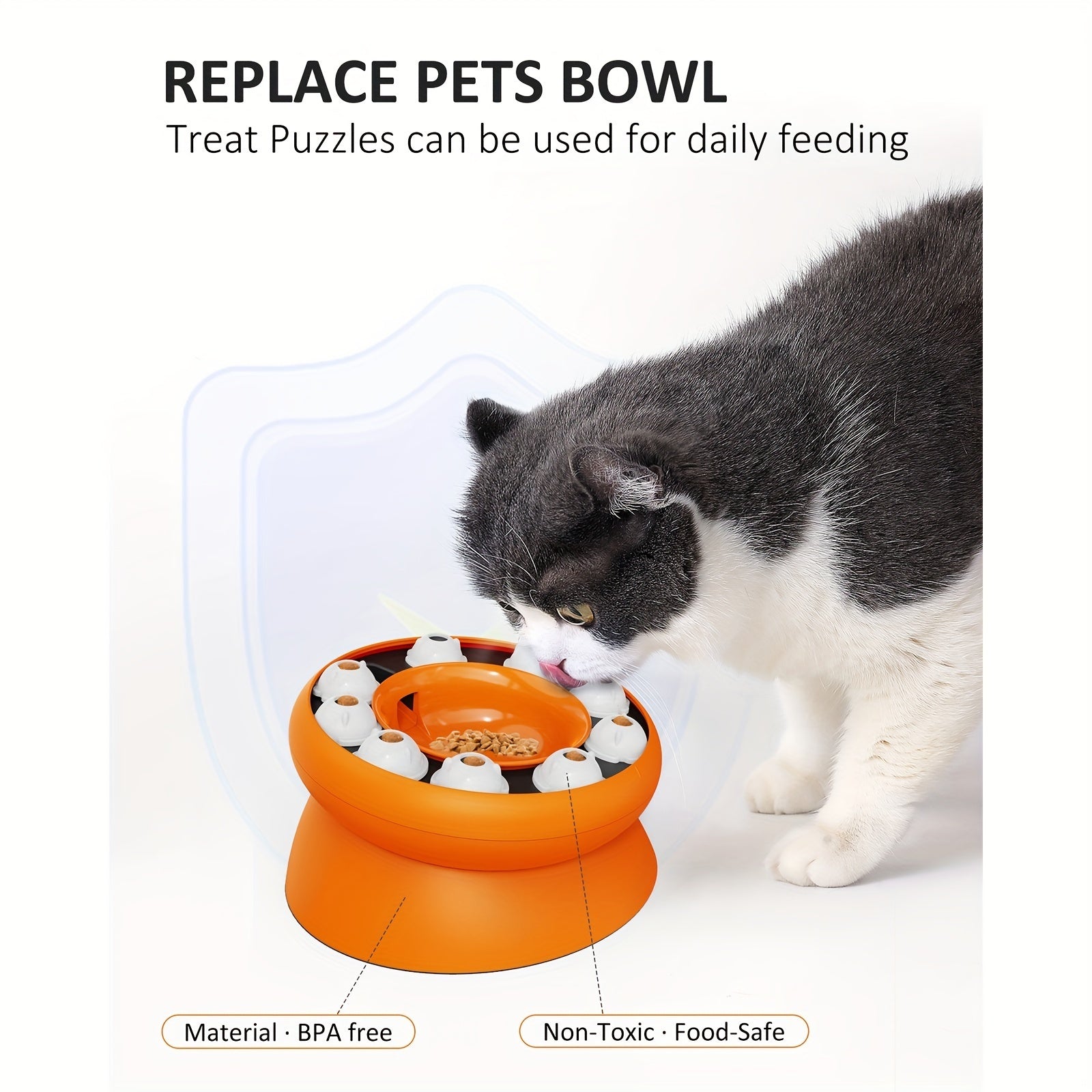 Interactive Cat Puzzle Feeder