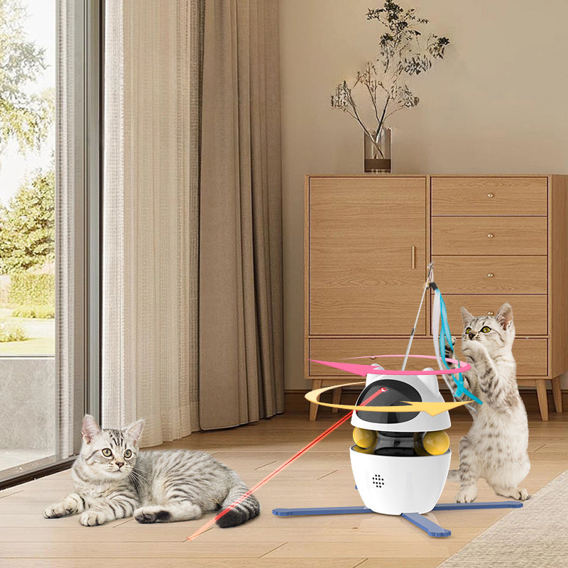 Electronic Self-Hi Elastic Rope for Indoor Cats