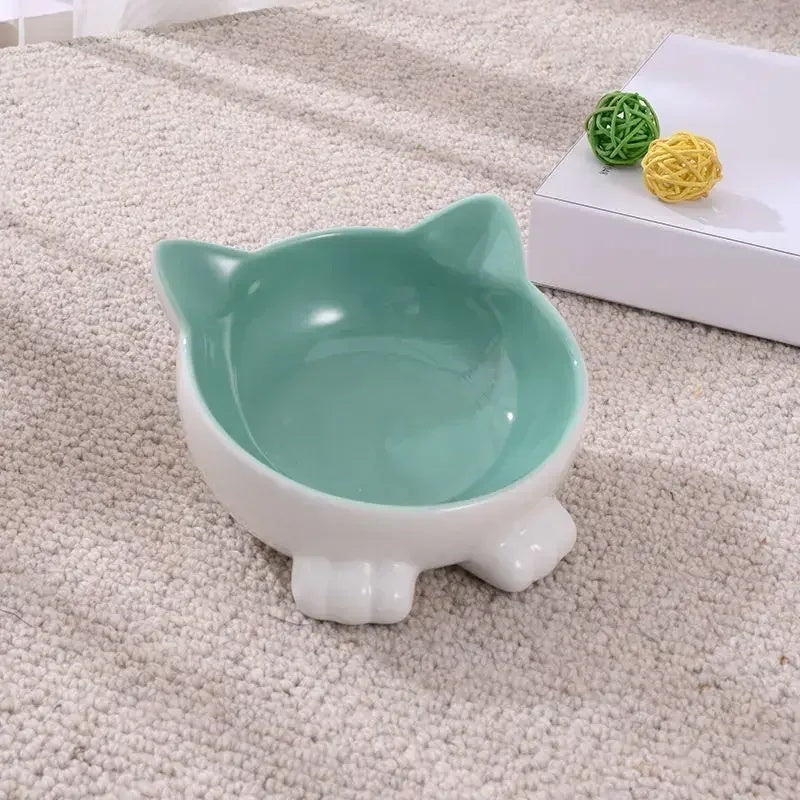 Ceramic Cat Face Bowl