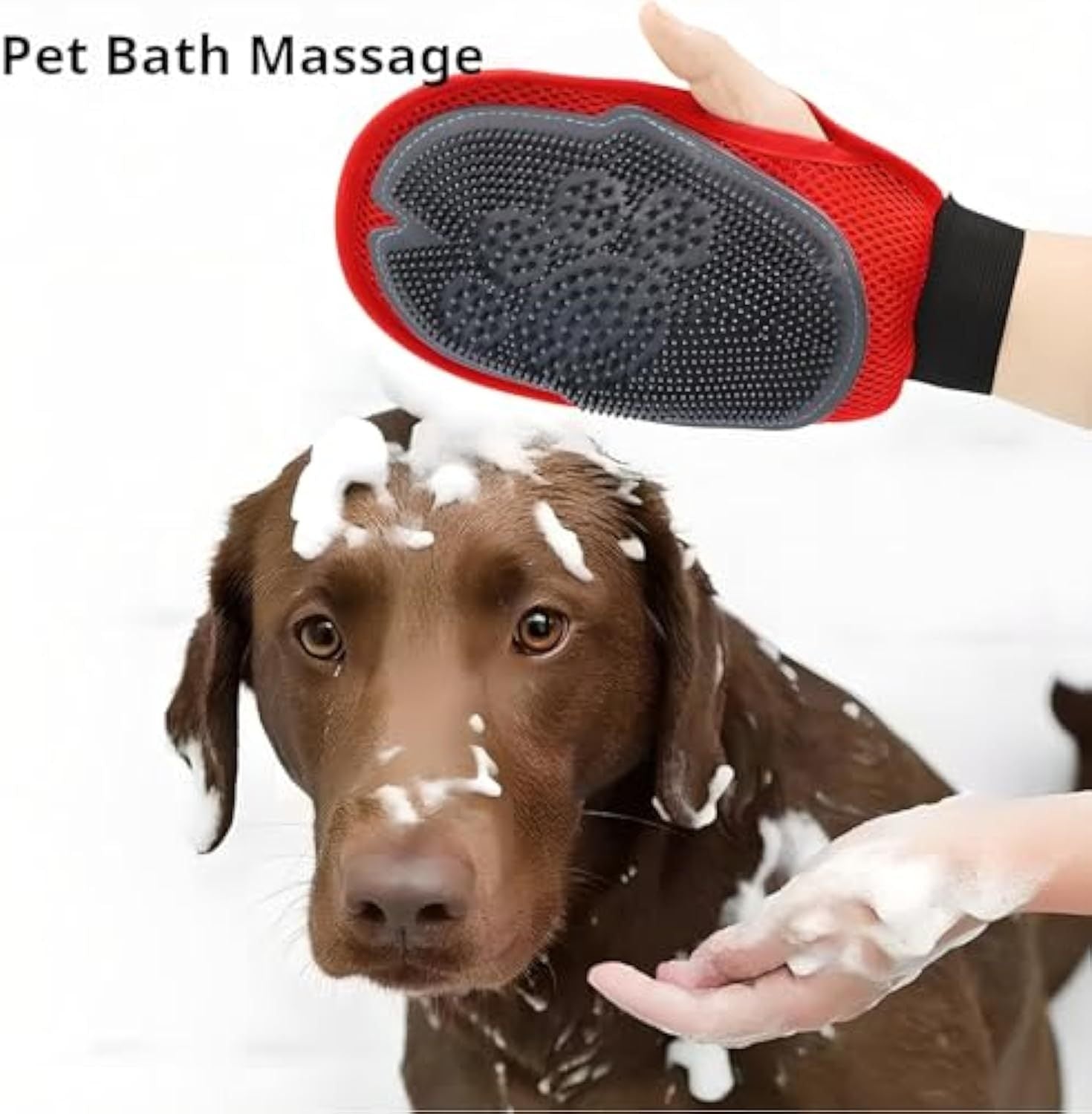 Pet Bathing and Grooming Glove