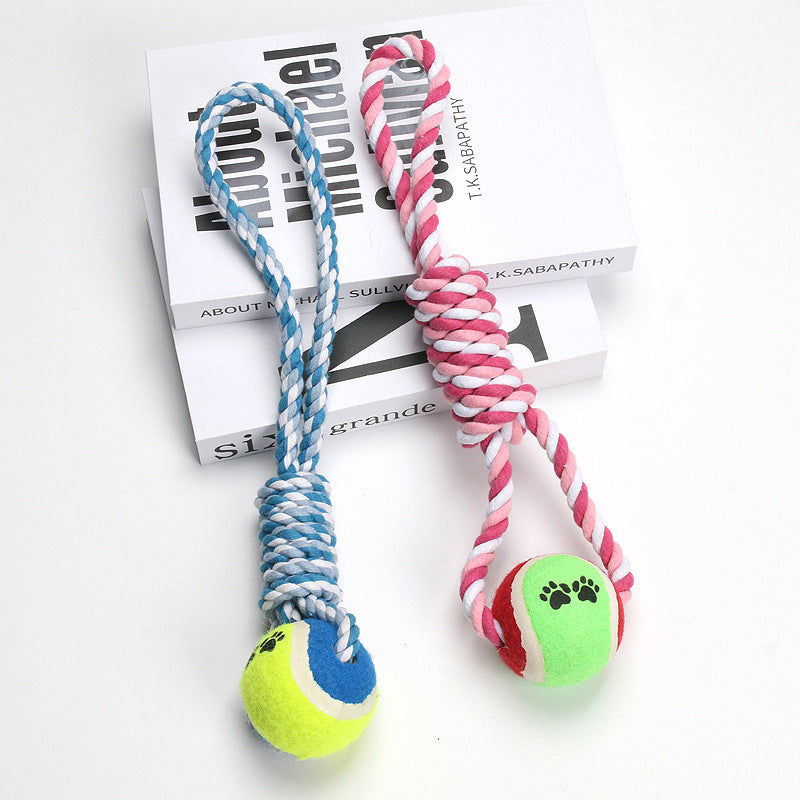 Wear-Resistant Cotton String Dog Toy