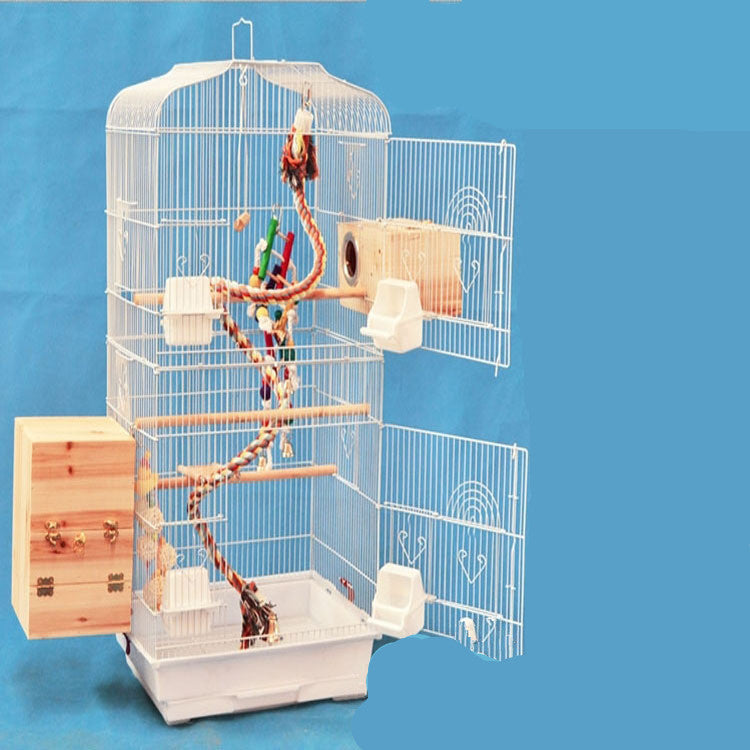 Portable Pet Travel Cage with Stand & Accessories