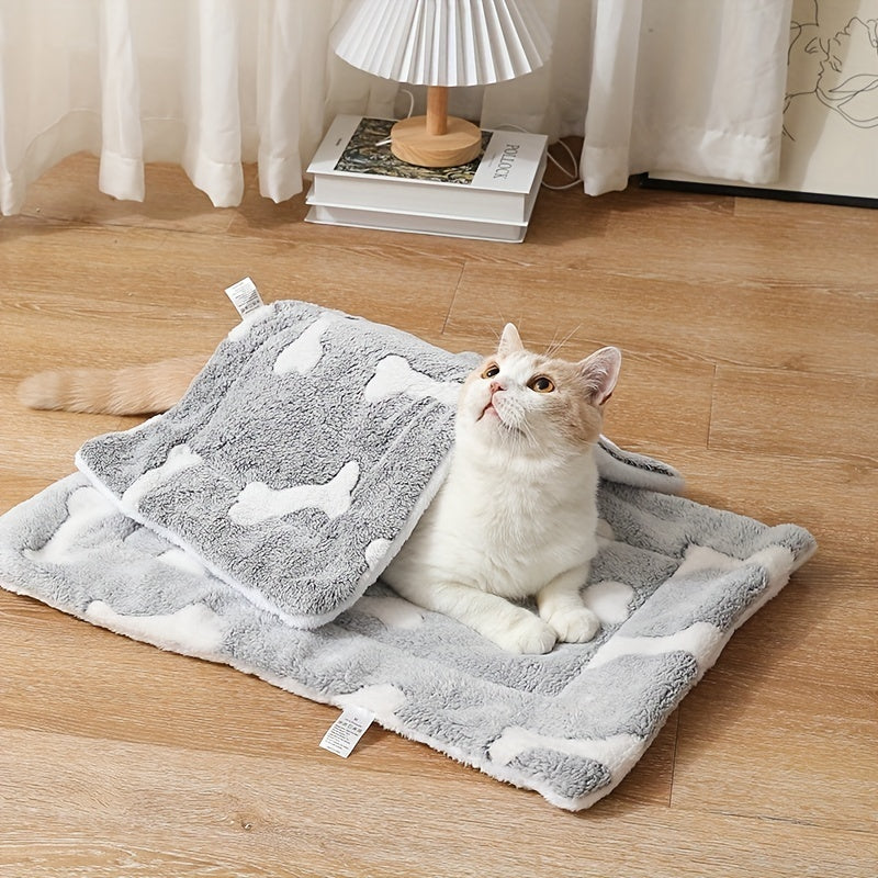 Self-Warming Washable Pet Bed Mat