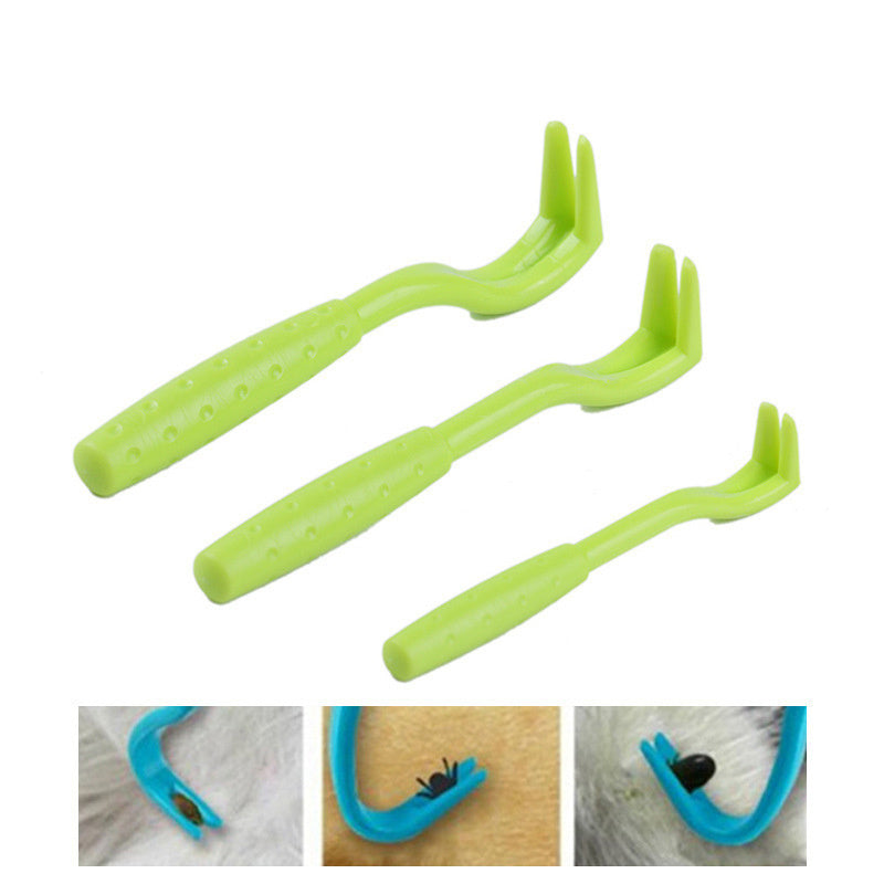 3pcs Dog Tick Clip & Flea Removal Tool Kit