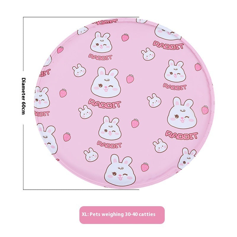 Round Gel Cooling Pet Mat