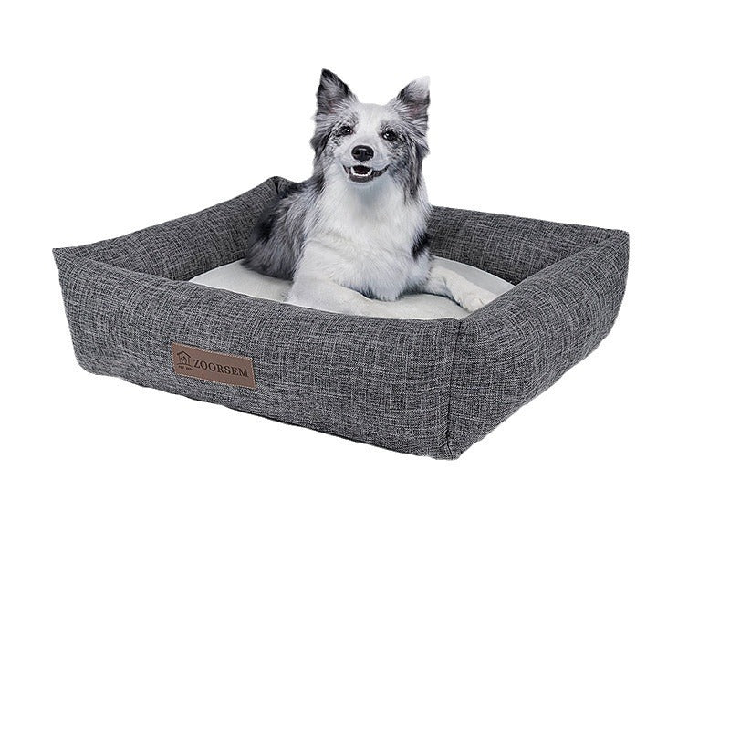 Warm Linen Pet Bed