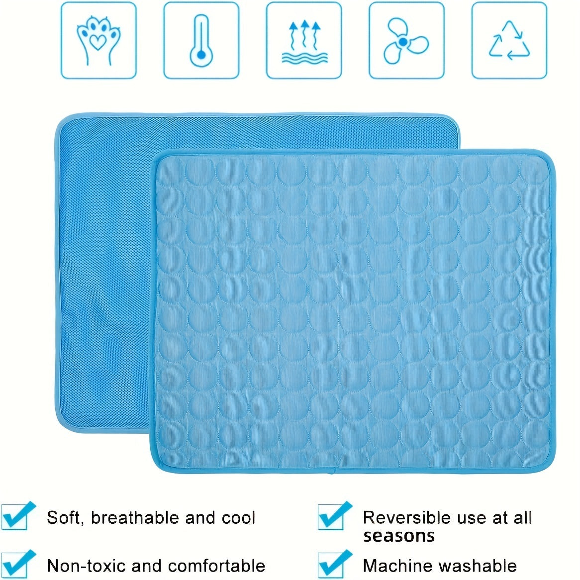 Dog Cooling Mat for Kennels & Crates