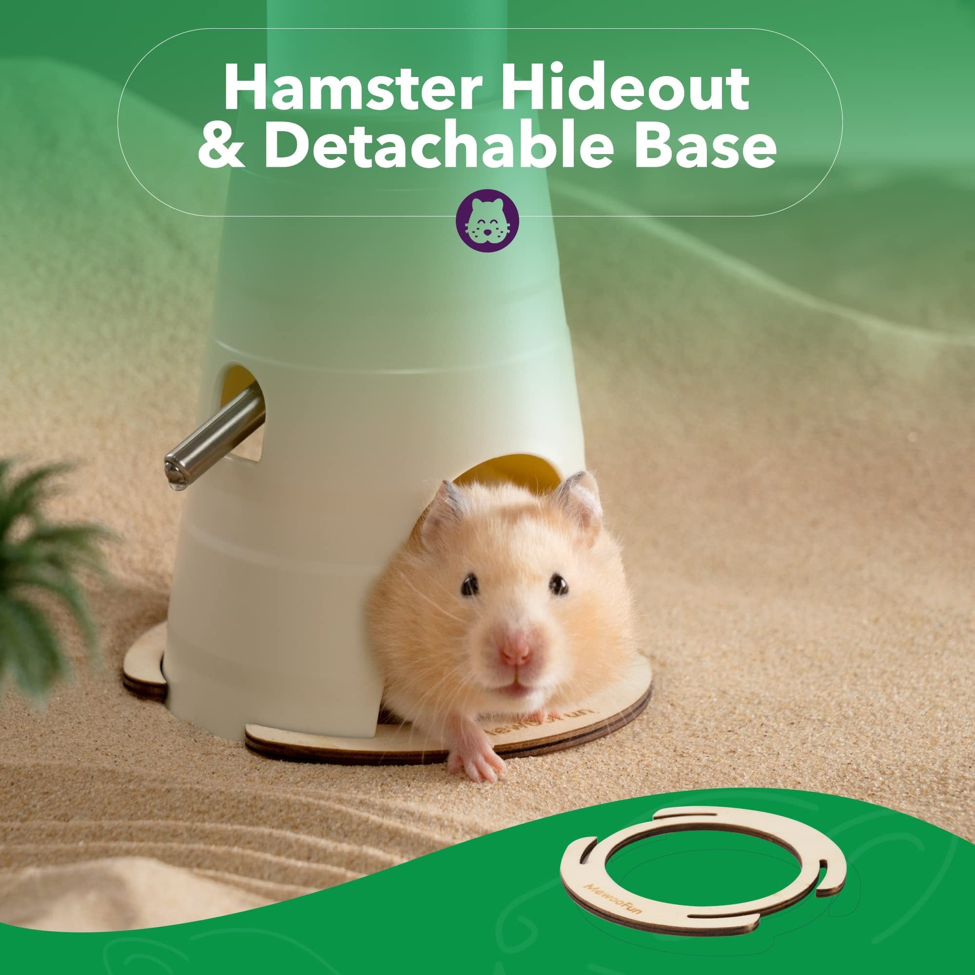 Hamster Water Bottle with Hideout