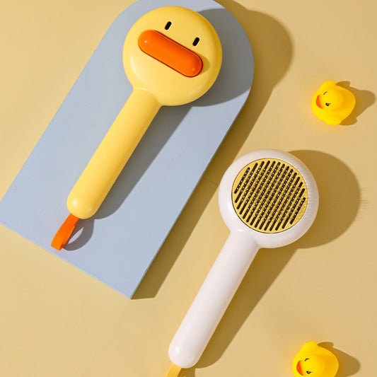 Small Yellow Duck Cat & Dog Comb