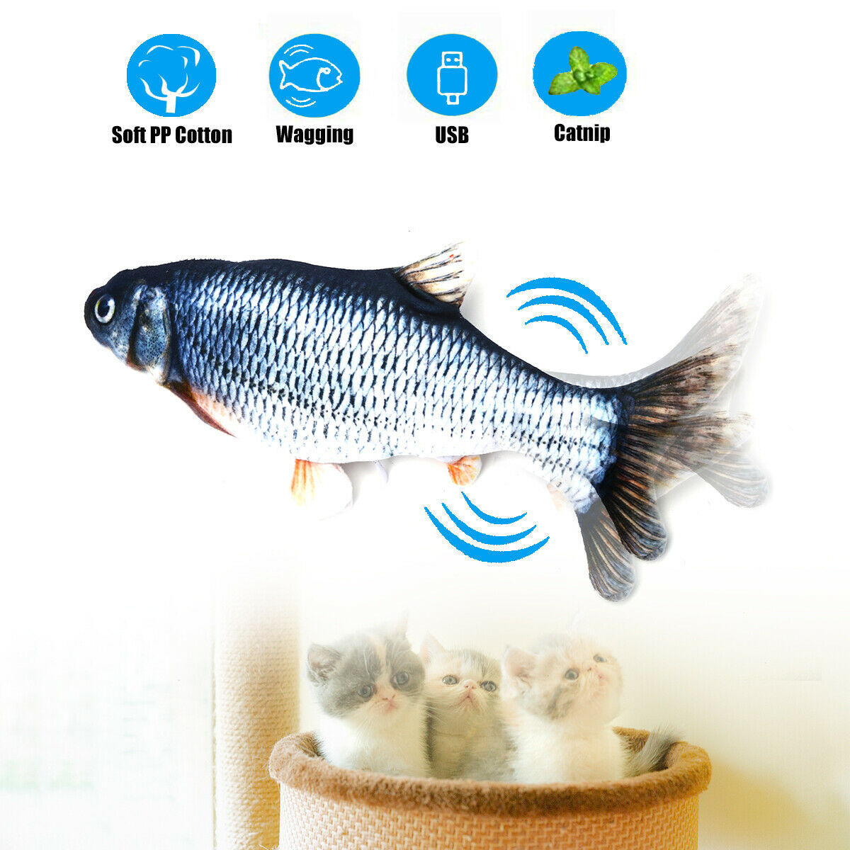 Electric Fish Cat Toy