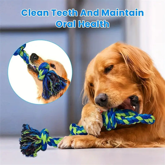 Medium Large Dog Molar Teeth Cleaning Rope Toy