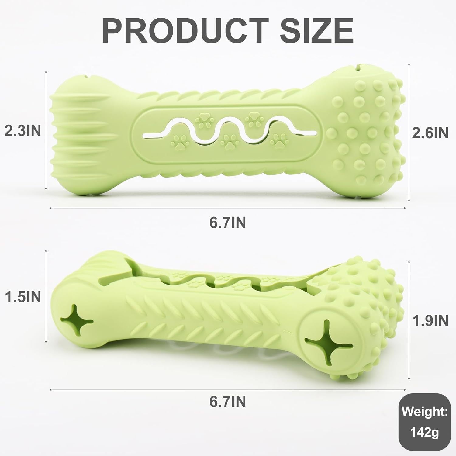 Durable Bone-Shaped Chew Toy for Aggressive Chewers