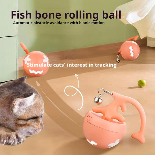 USB Electric Fish Bone Rolling Ball