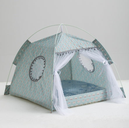 Cozy Enclosed Cat Tent Bed