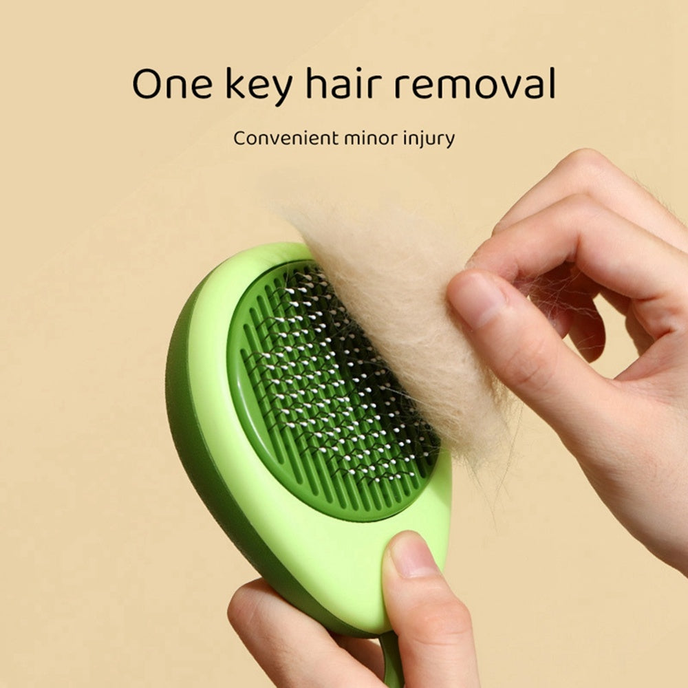 Self-Cleaning Pet Grooming Comb