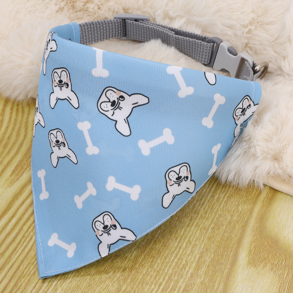 Cartoon Pet Saliva Towel Triangular Bandana