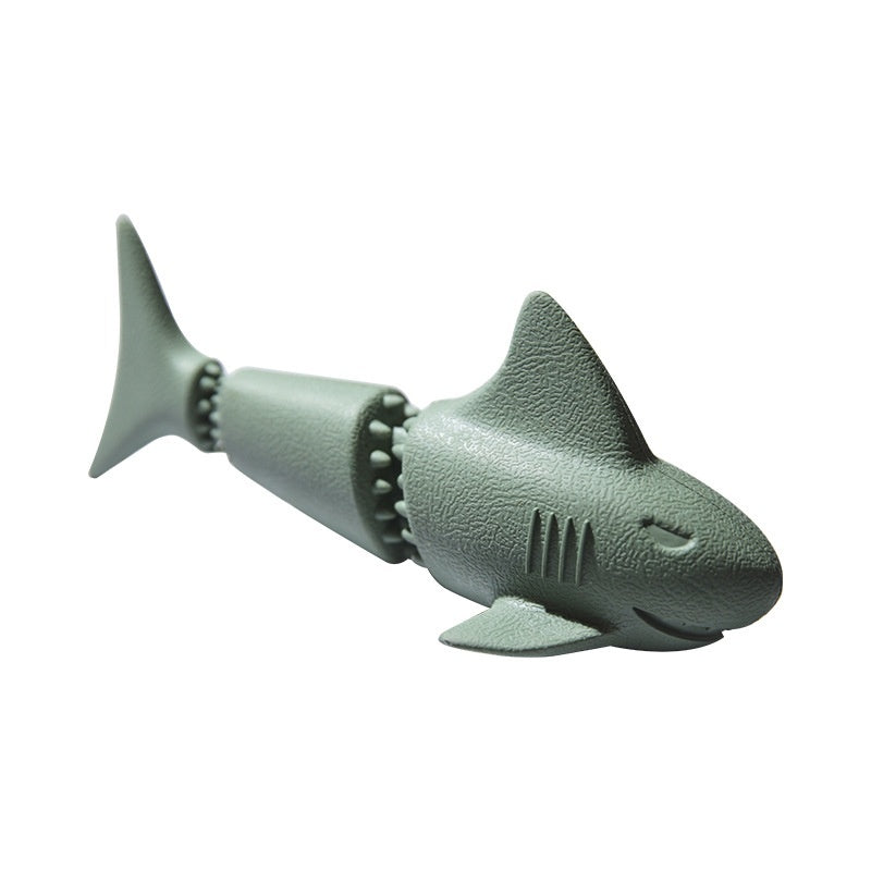 Deep Sea Shark Rubber Dog Food Dispenser Toy