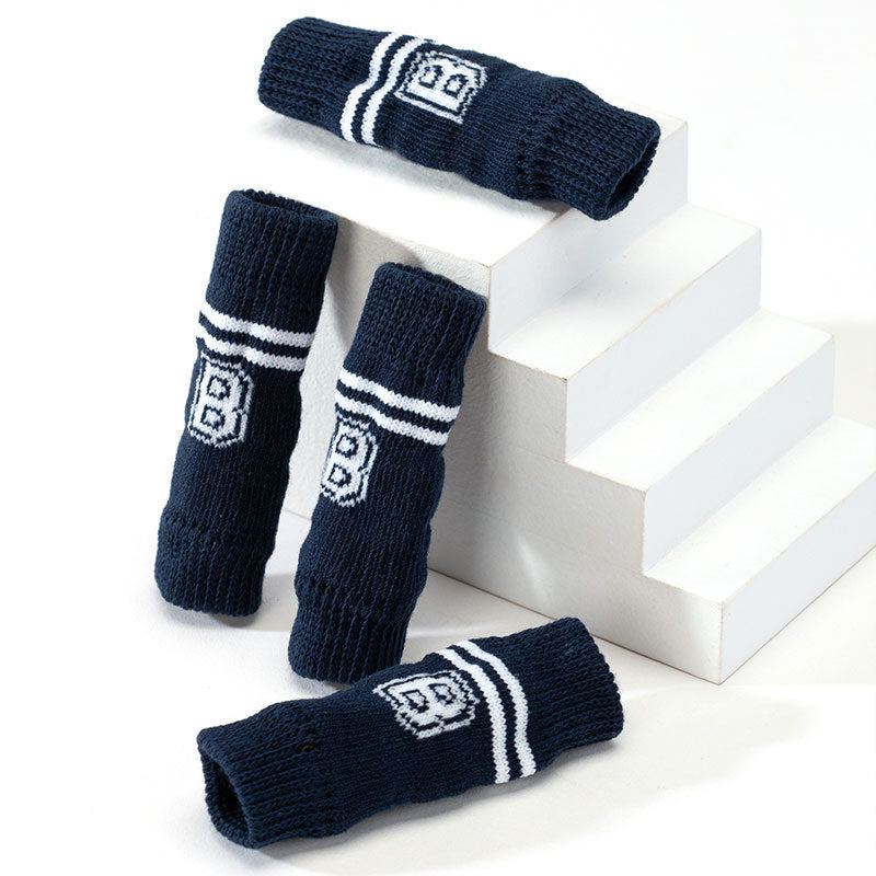 4-Piece Winter Warm Pet Socks Set