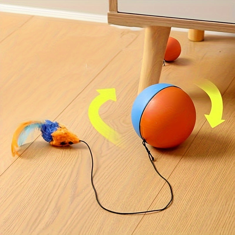 Interactive Plush Mouse Cat Toy Bal