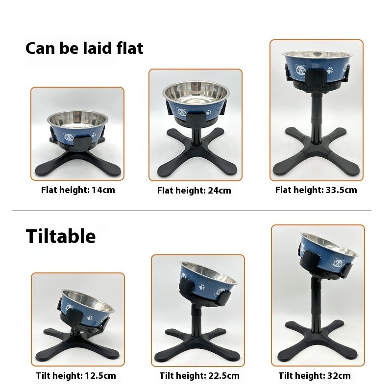 Pet Dog Bowl Bracket