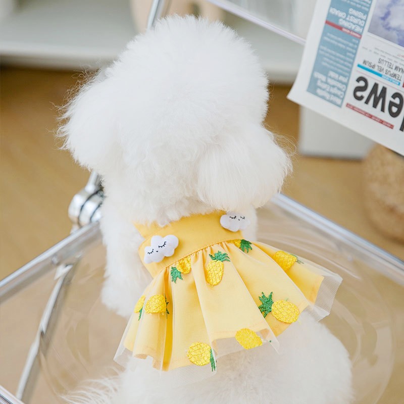 Luxury Summer Dog Dress for Small Dogs