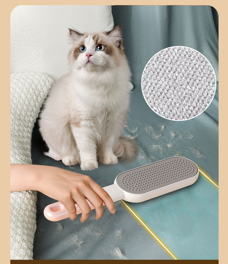 Double-Sided Pet Hair Remover Brush