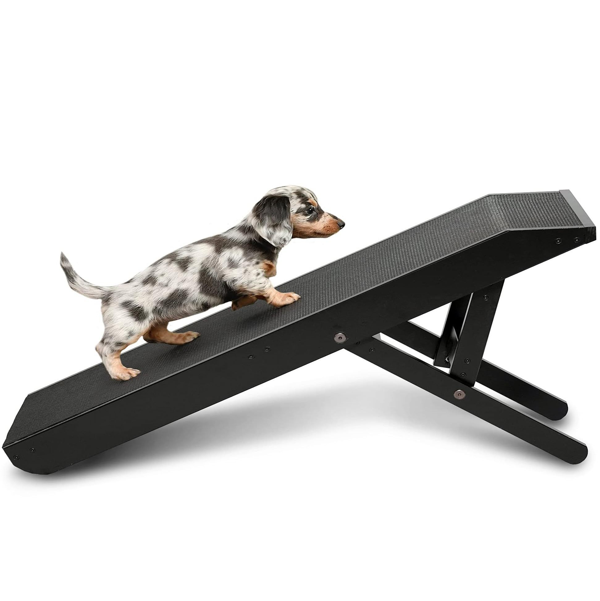 Adjustable Wooden Dog Ramp for Bed & Couch