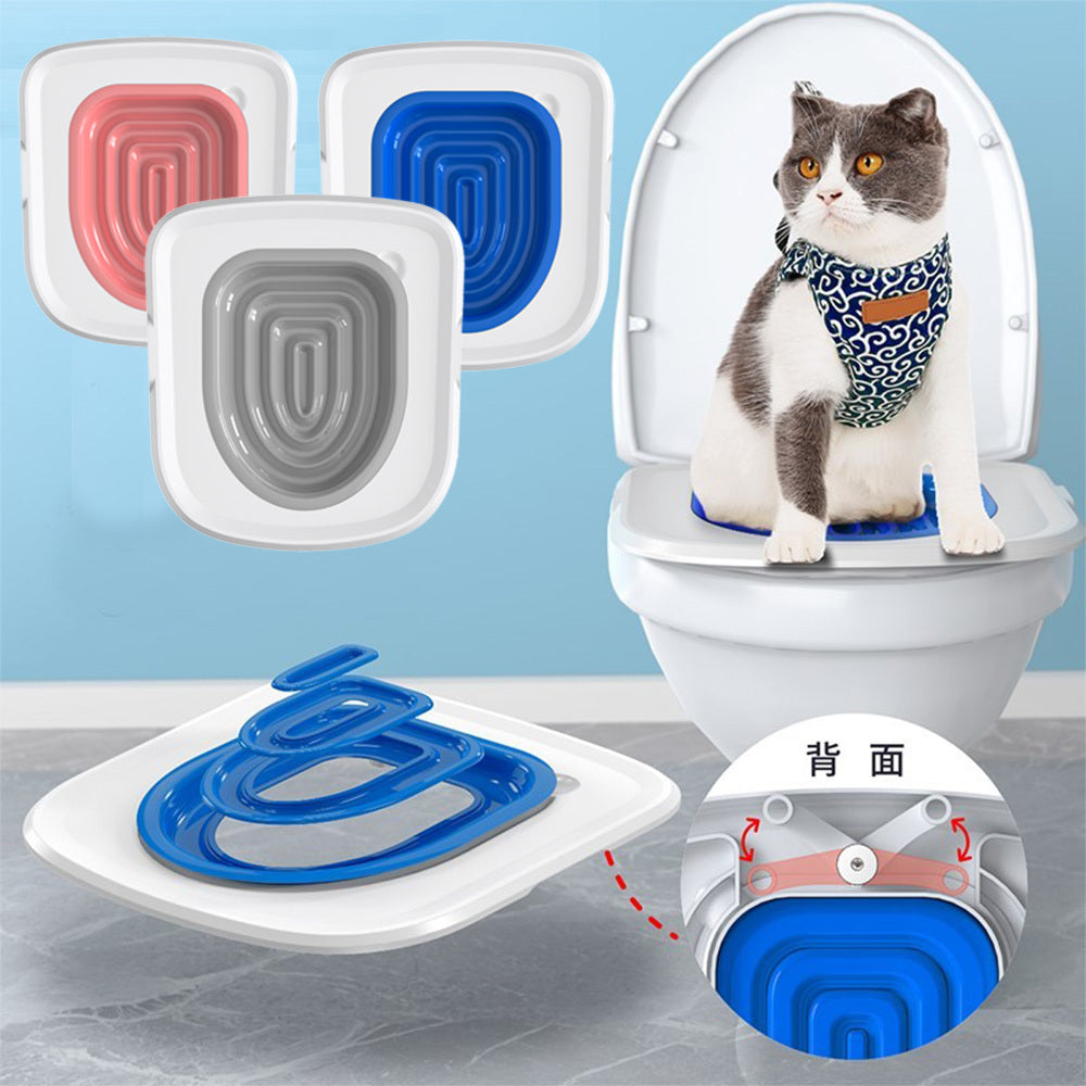 Reusable Plastic Cat Toilet Training Kit