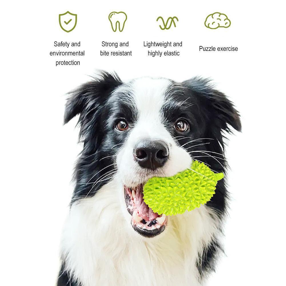 Durian-Shaped Dog Chew Toy